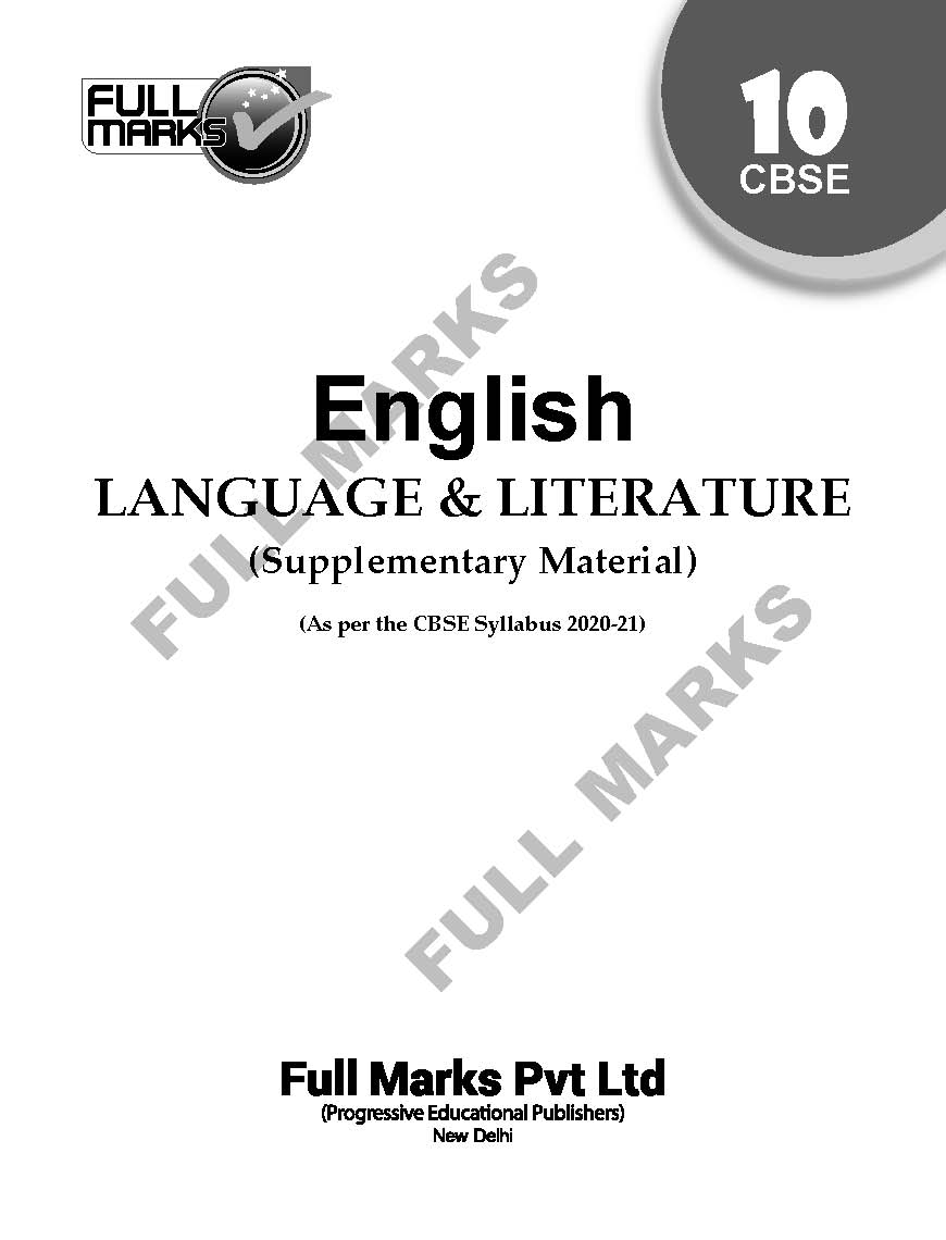 English Language & Literature (Supplementary Material) Class 10